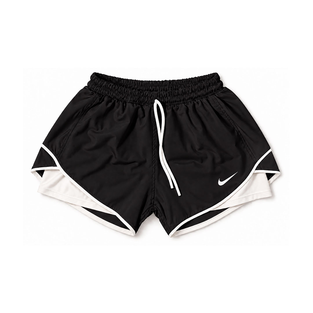 Black performance shorts